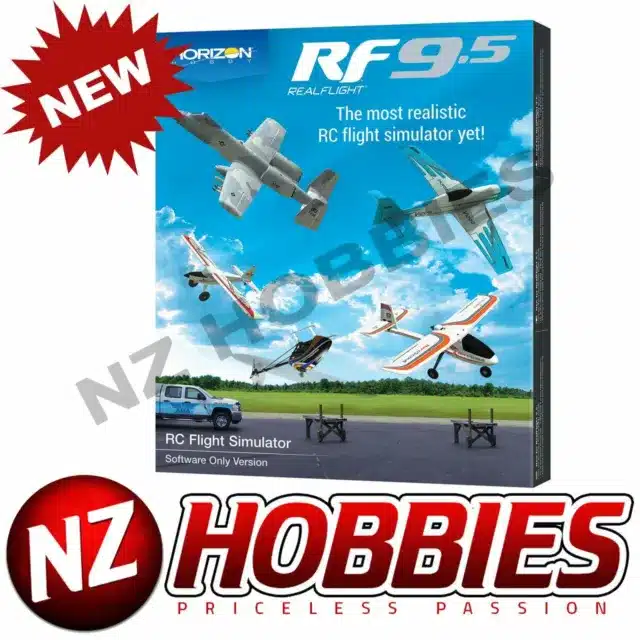 Realflight 9.5 Software Only RFL1201 Horizon Hobby Edizione Simulatore di Volo