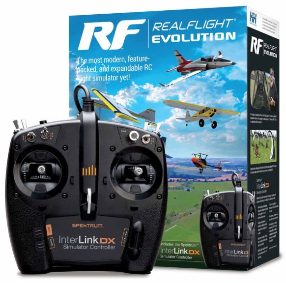 Simulateur RealFlight Evolution RC Flight Sim avec radio InterLink cod.