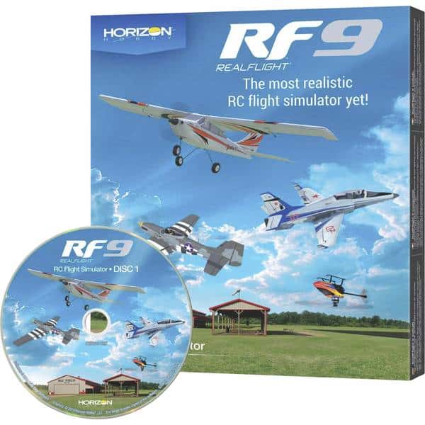 Logiciel de simulation de vol de modélisation Realflight RF9 uniquement